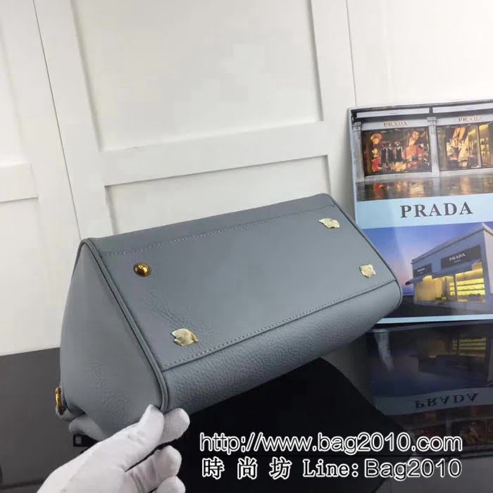 普拉達PRADA原單 最新爆款 1BA106-2原單荔枝紋牛皮 手提肩背包 PHY1542